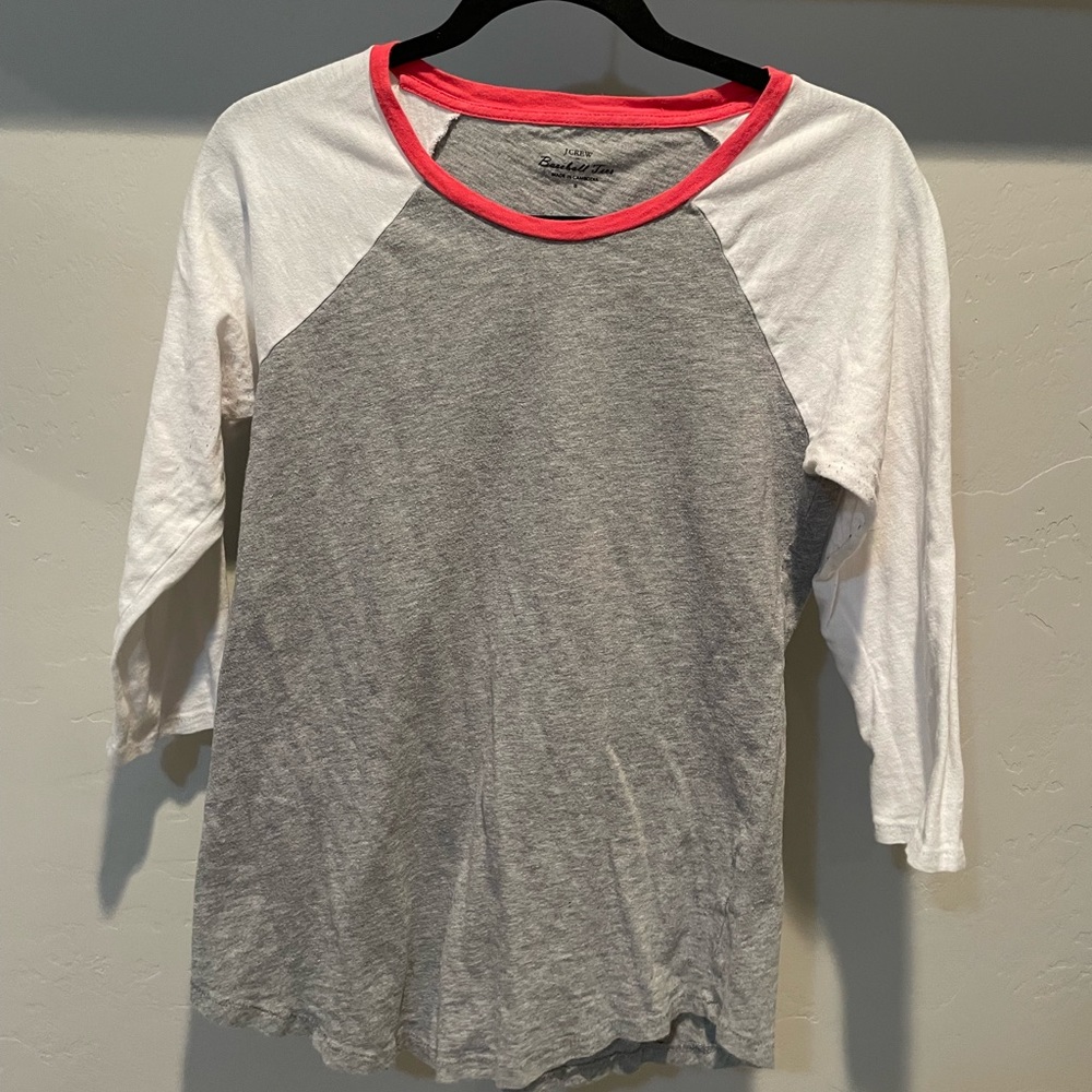 J. CREW BASEBALL TEE!